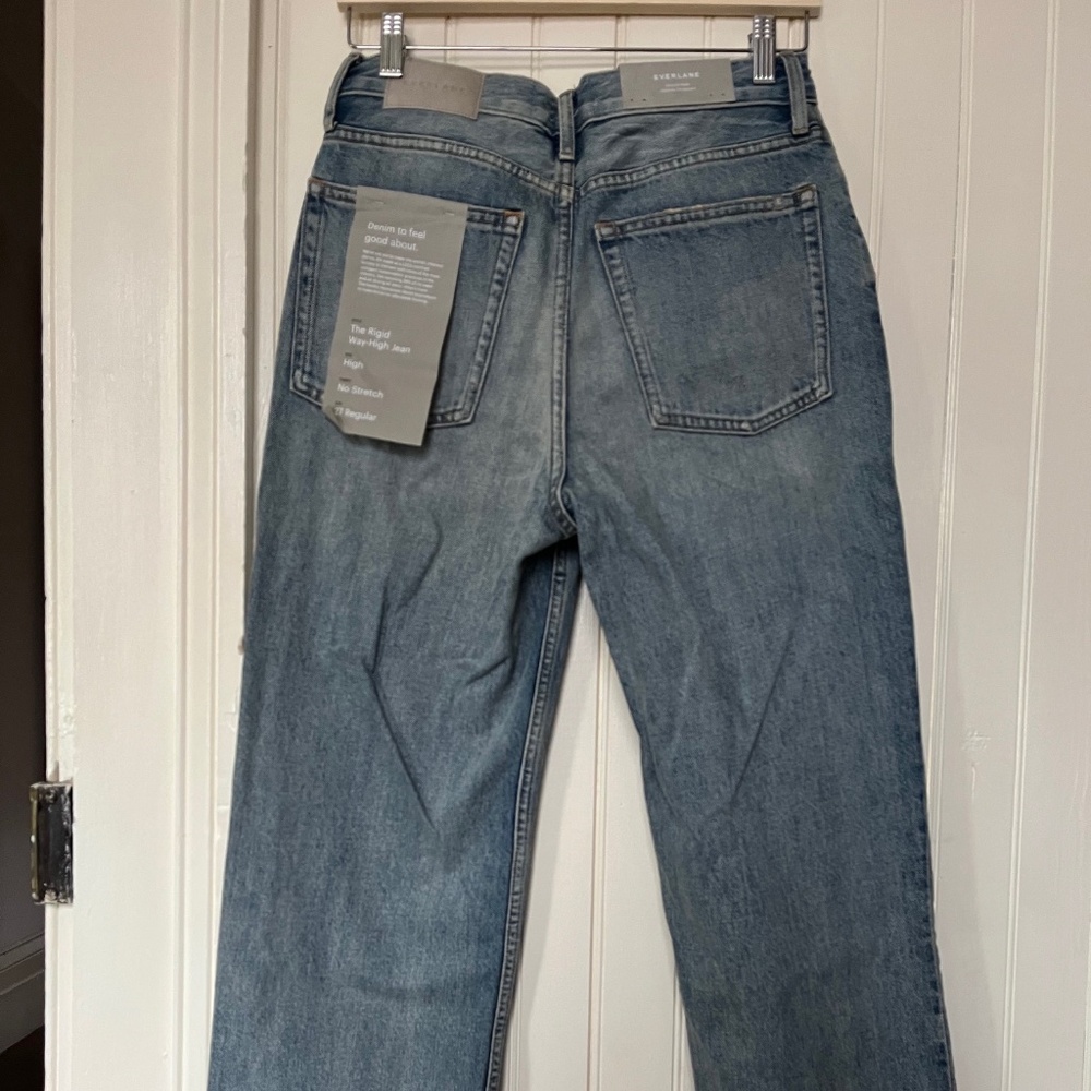 NWT Everlane Organic Rigid Way-High Jeans - Picture 5 of 8